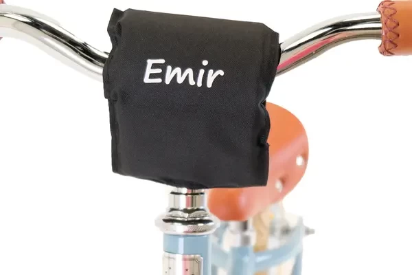 Optioneel: kinbeschermer met naam zwart