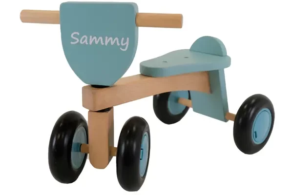 Optioneel: witte naamsticker