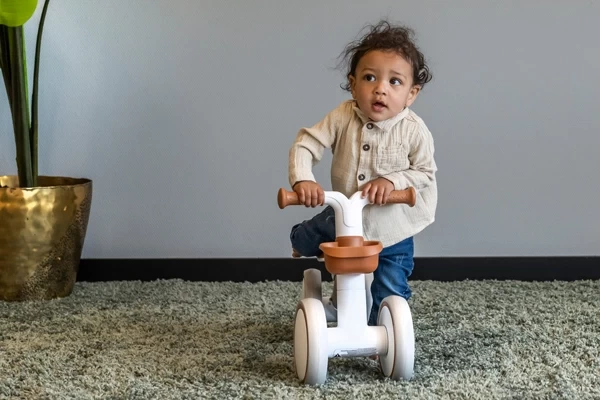 Schattig fietsje met speels ontwerp