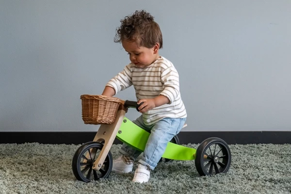 Optioneel: rieten stuurmandje