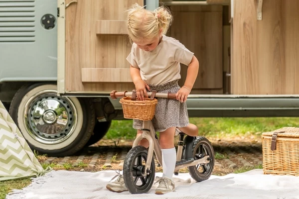 Jill met het optionele stuurmandje