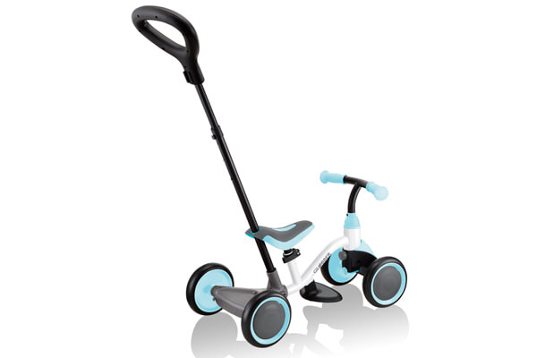 Met afneembare duwstang en voetensteunen