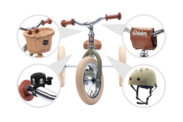 Accessoires zijn optioneel