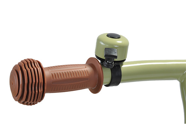 Voor retro groene loopfietsen