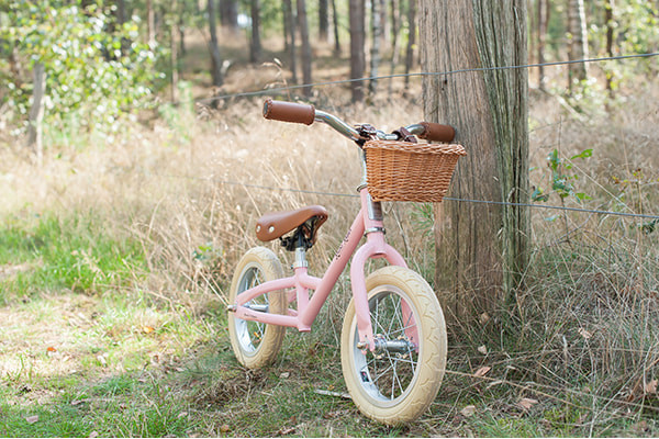 Ideaal voor buiten (mandje is optie).