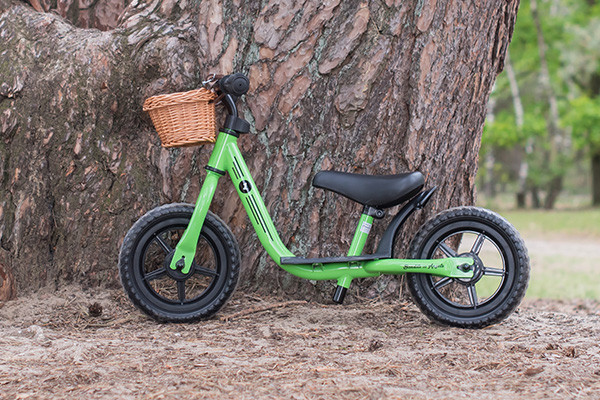 Ideaal voor buiten (mandje is optie).