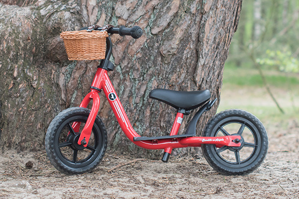 Ideaal voor buiten (mandje is optie).