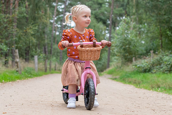 Met het optionele stuurmandje 