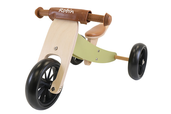 Hier op de Smart bike 4in1 loopfiets