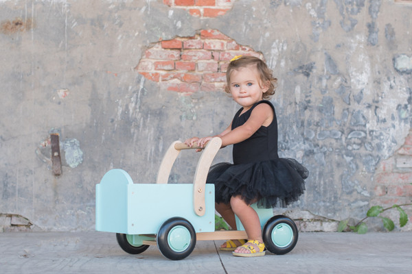 Gina is 1,5 jaar en 77 cm lang.