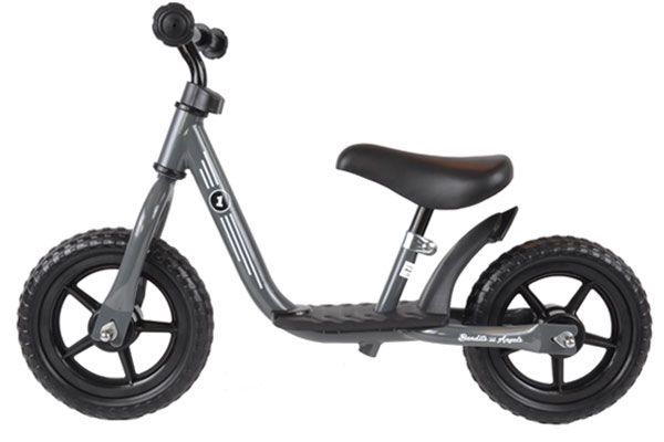 Metalen loopfiets Starter grijs van Bandits & Angels.