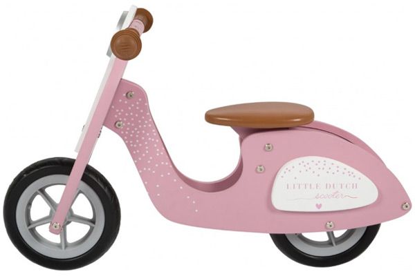 Roze scooter van het merk Little Dutch.