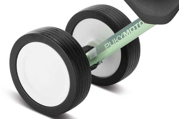 Stabiel op drie wielen.