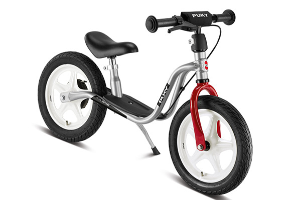 Puky loopfiets Racer zilver met handrem.