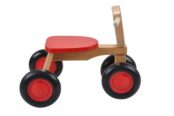 Zijkant van de Road Star rood.