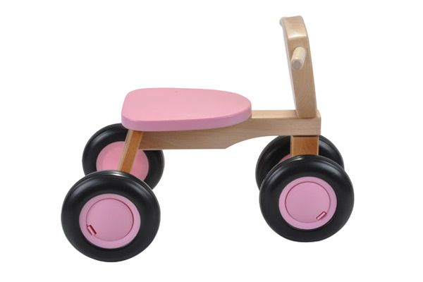 Zijkant van de Road Star roze.