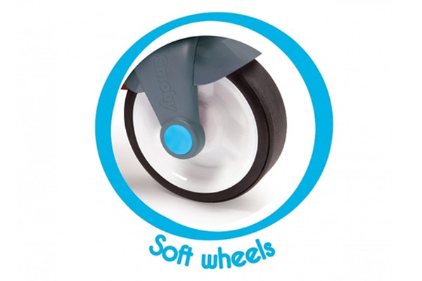 Met fluisterstille banden ideaal voor binnengebruik.