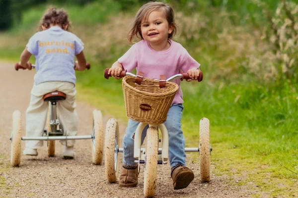 Voor de Trybike Steel loopfiets