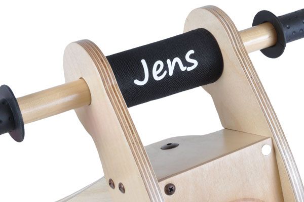 Optioneel: kinbeschermer met eigen naam.