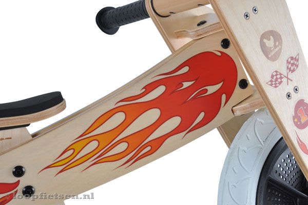 Vlammen design voor stoere kids.