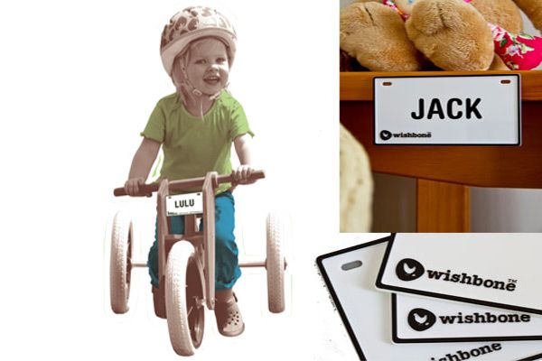 Wishbonebike naamplaatje.
