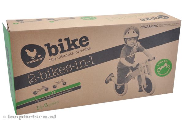 Geleverd in originele Wishbonebike verpakking.