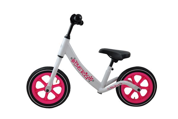 De roze Biky is een echte meidenfiets.