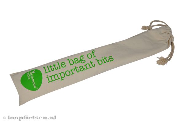 Inclusief onderdelen bewaartas.