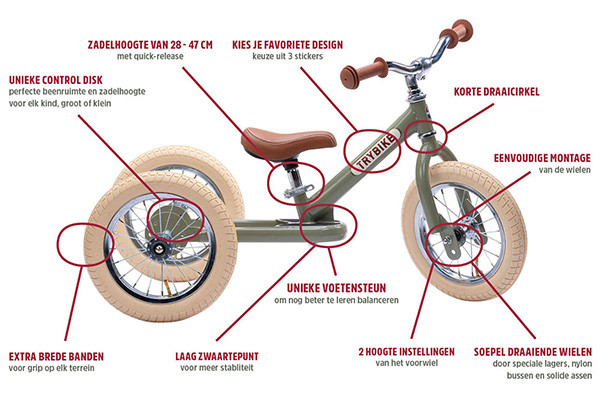 Voordelen van een Trybike